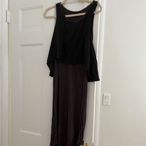 All saints dress maroon and black